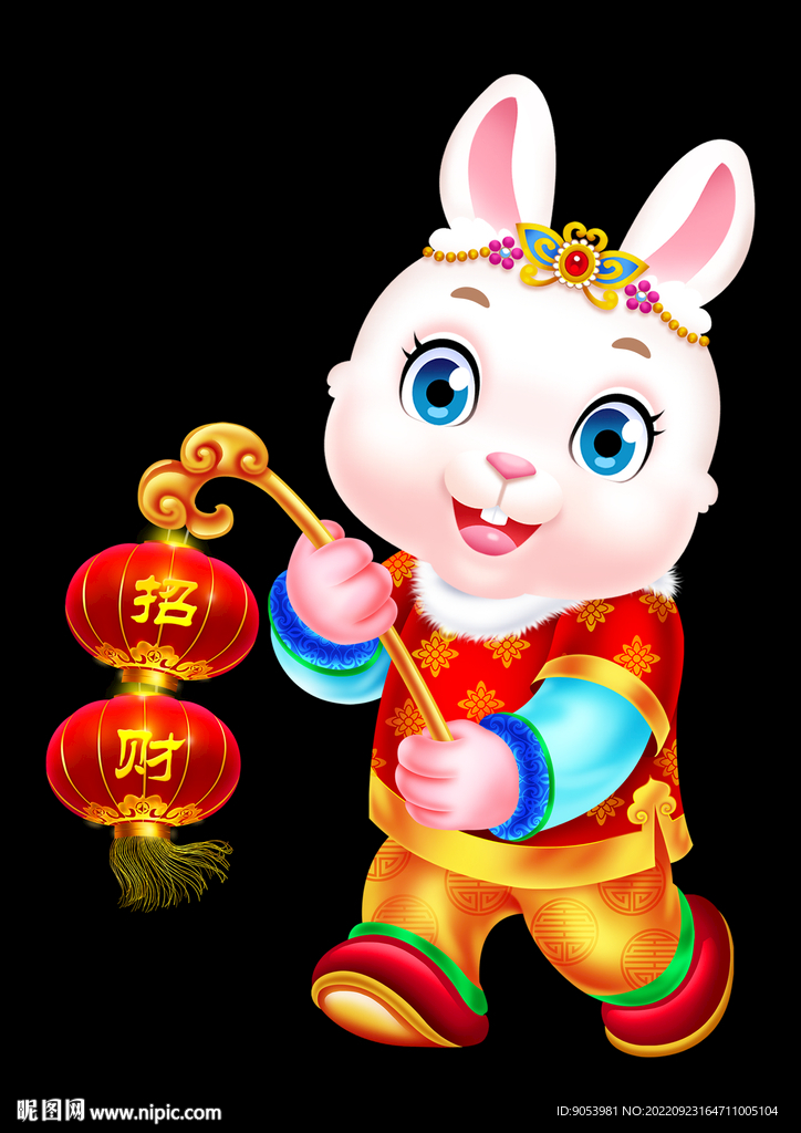 2023兔年卡通兔子