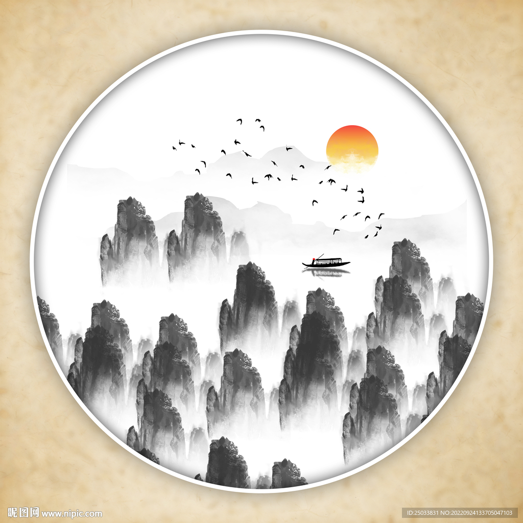 禅意山水  