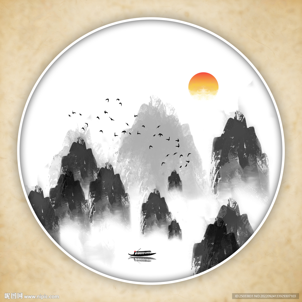 禅意山水  