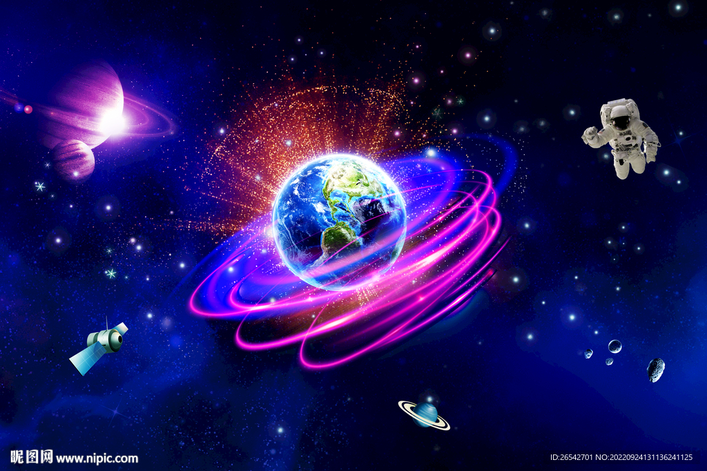 宇宙星空软膜背景