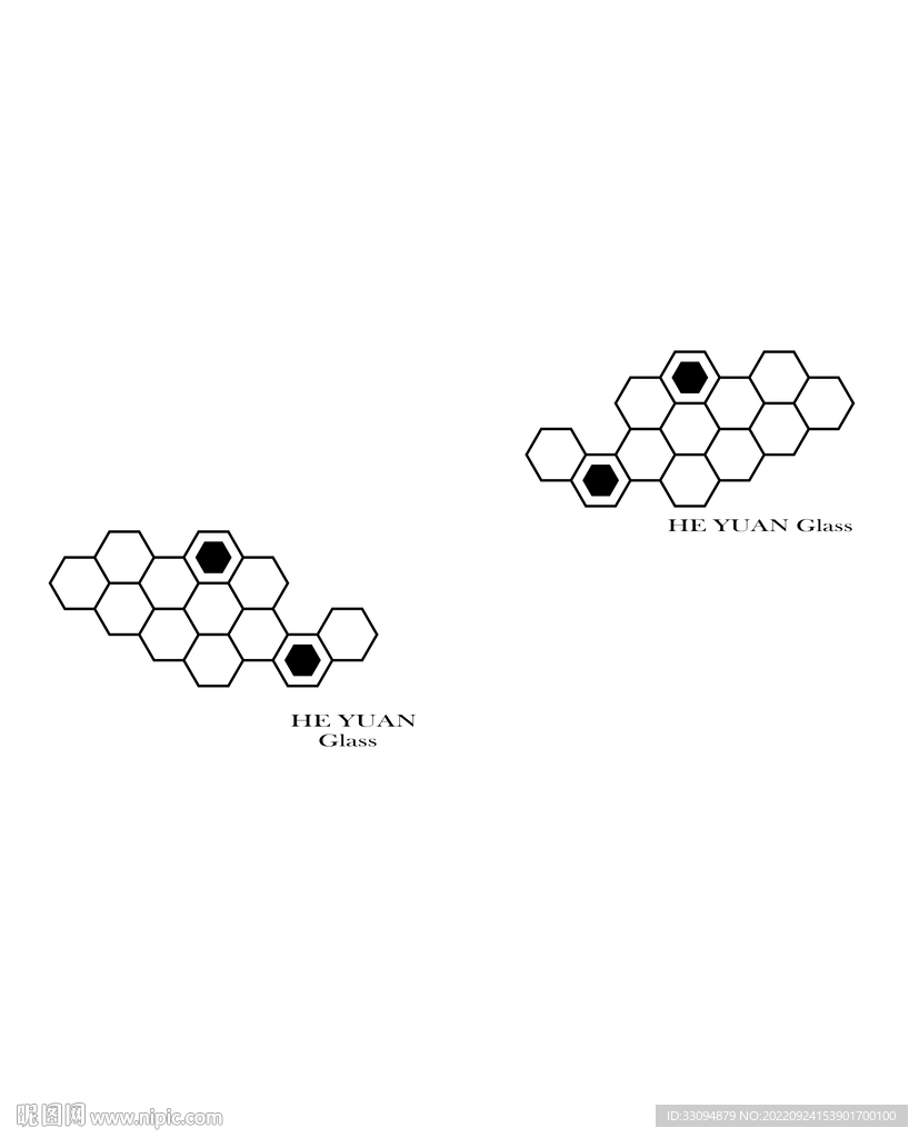 高清分层透明底推拉门打印图