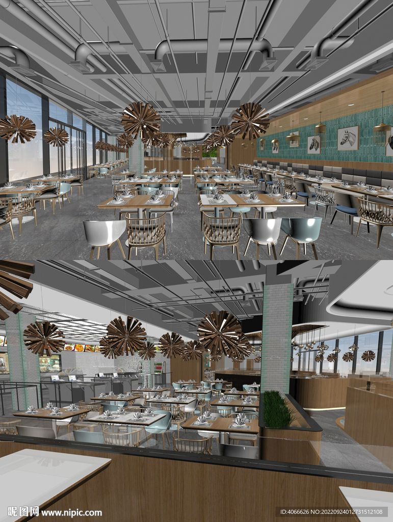 餐厅全套3d模型