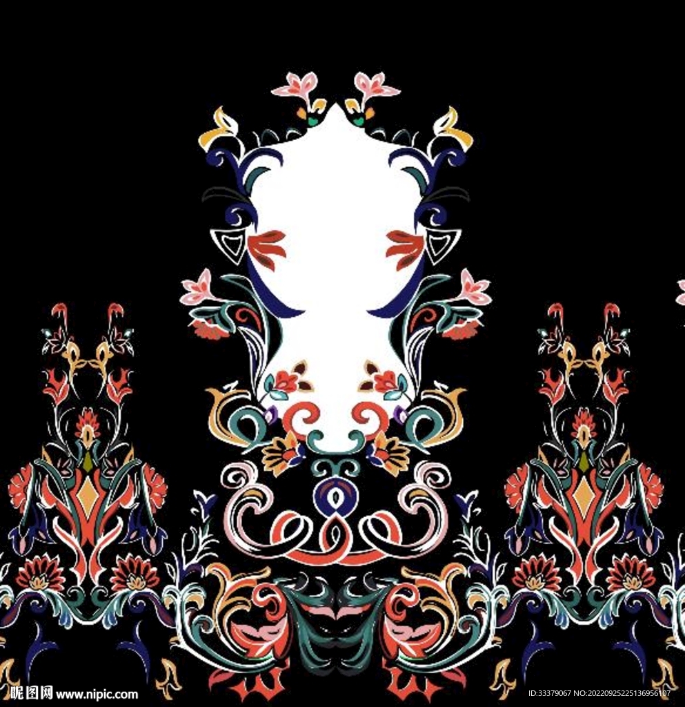 名族花纹