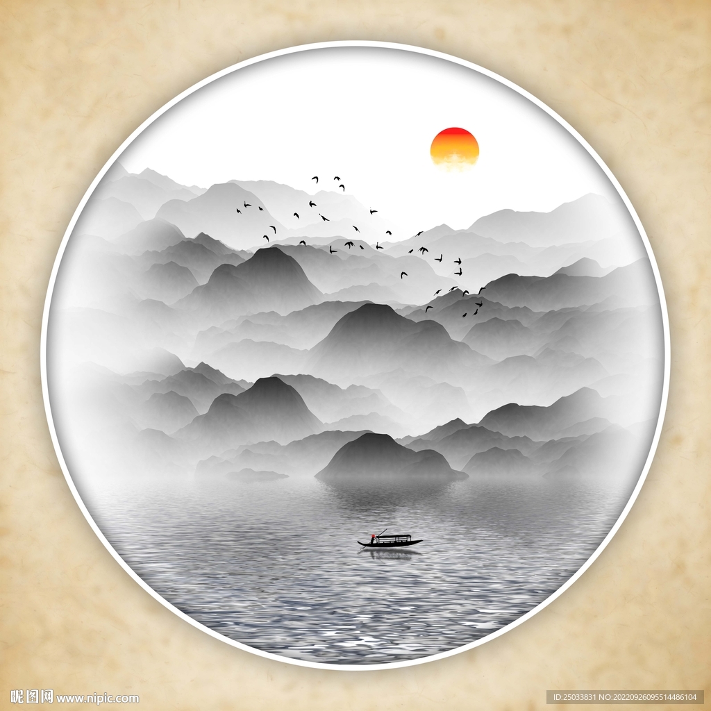 圆形装饰画