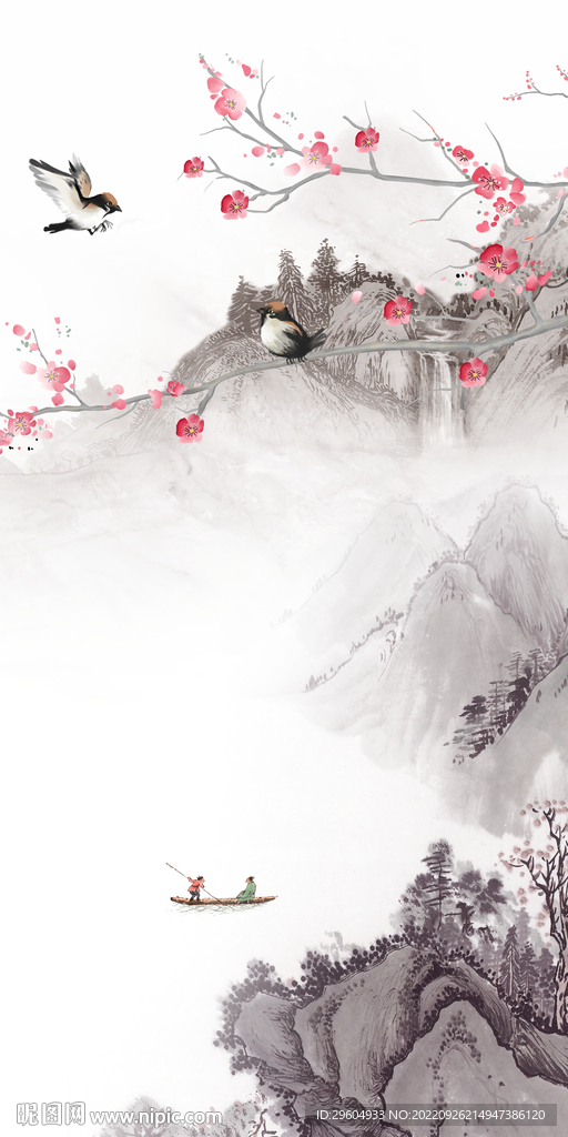 新上架中式现代玄关 TIf分层