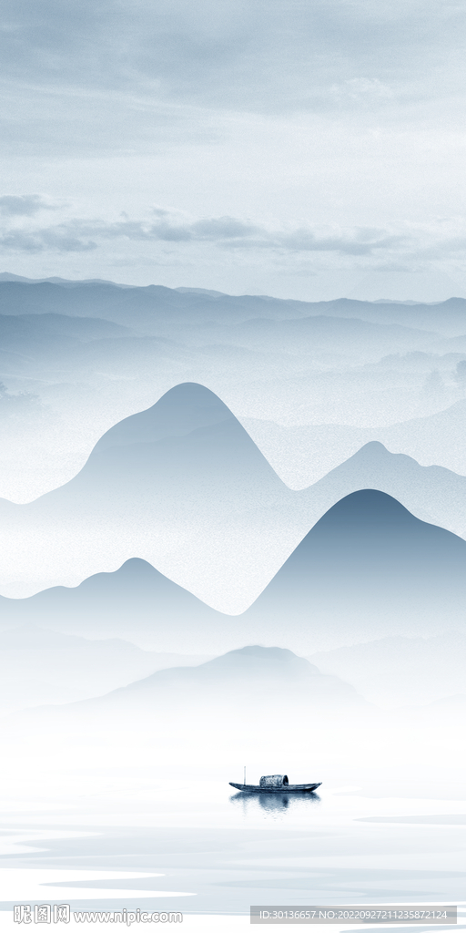 人气高档山水玄关 TiF分层