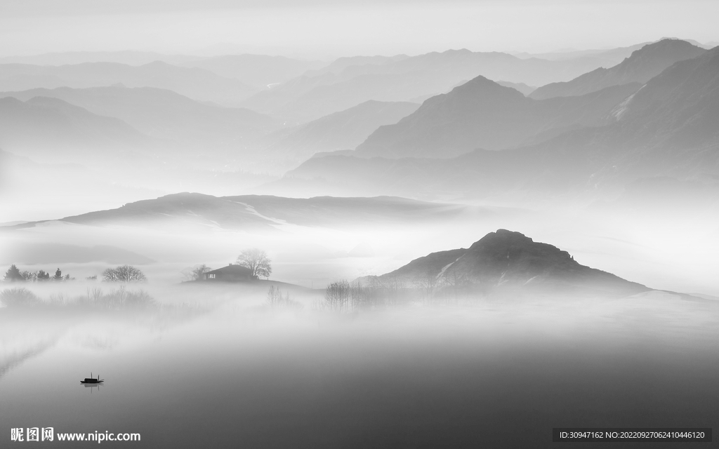 电视新上架山水画 TiF分层