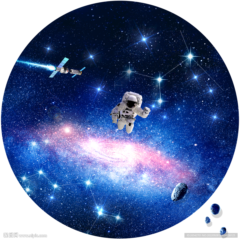 圆形星空