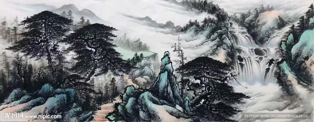 国画山水