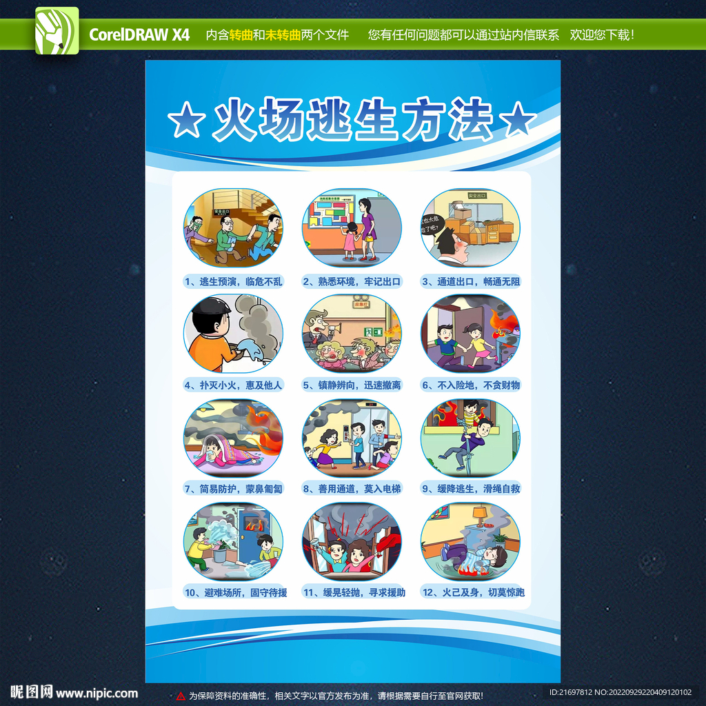消防安全 火灾逃生方法