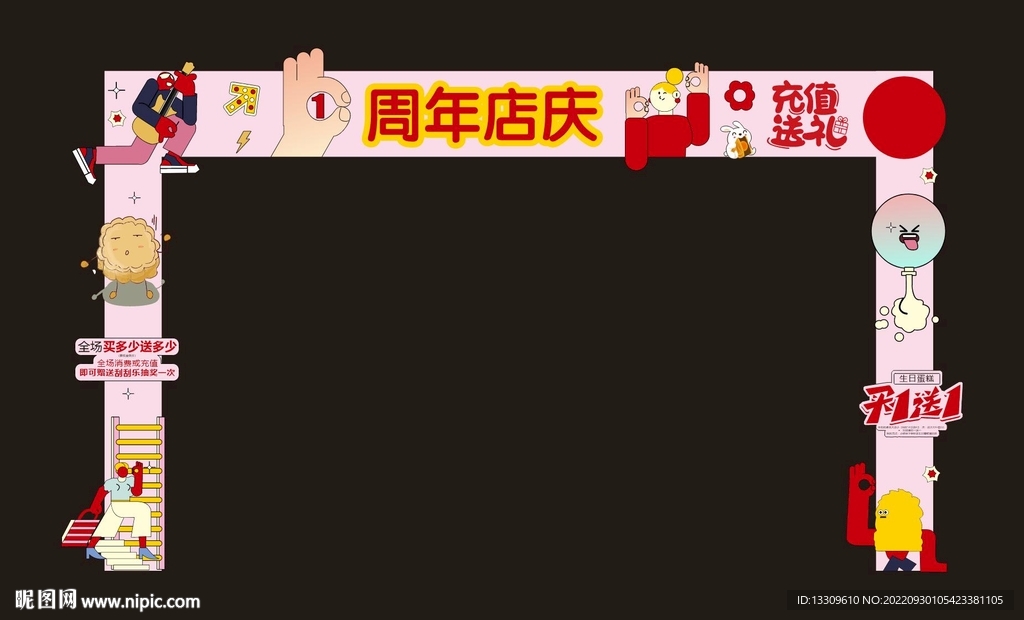 周年庆门头