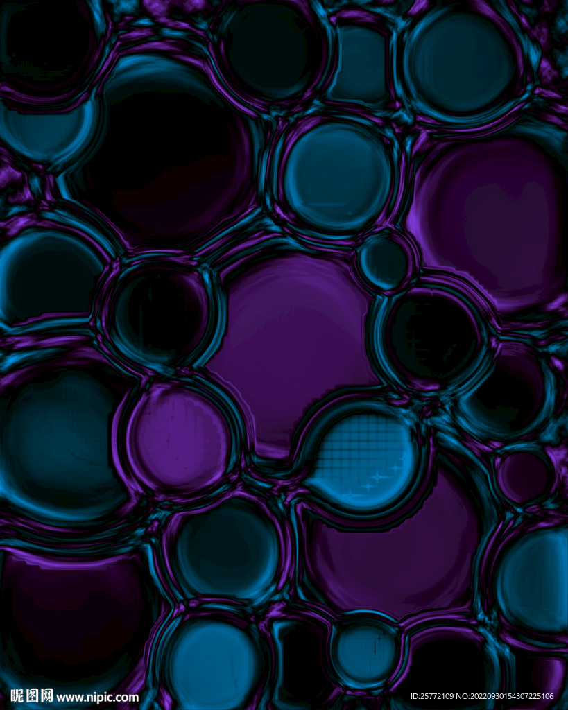 紫色渐变抽象水波纹