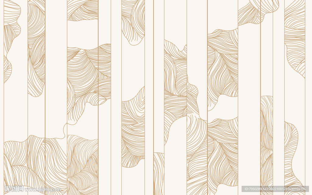 新中式简约背景墙 