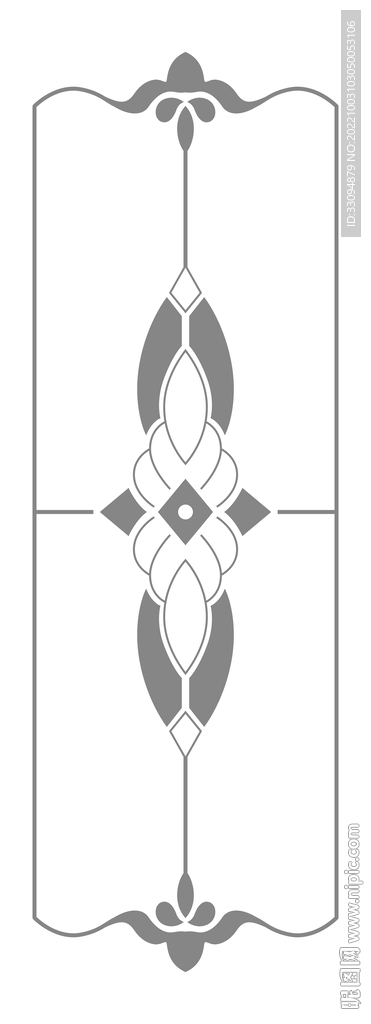 高清分层透明底平开门打印图