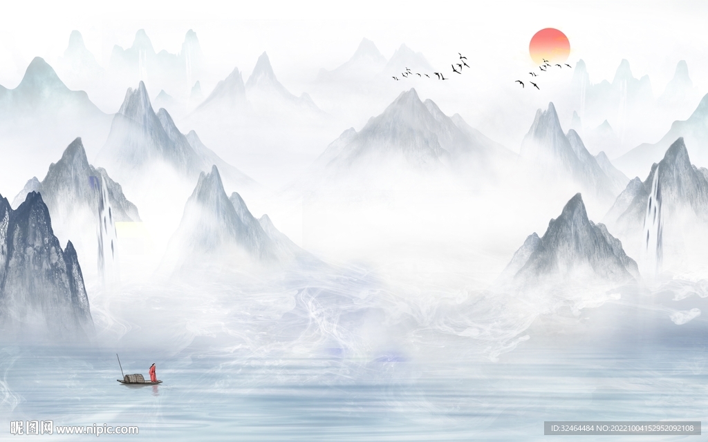 意境山水画