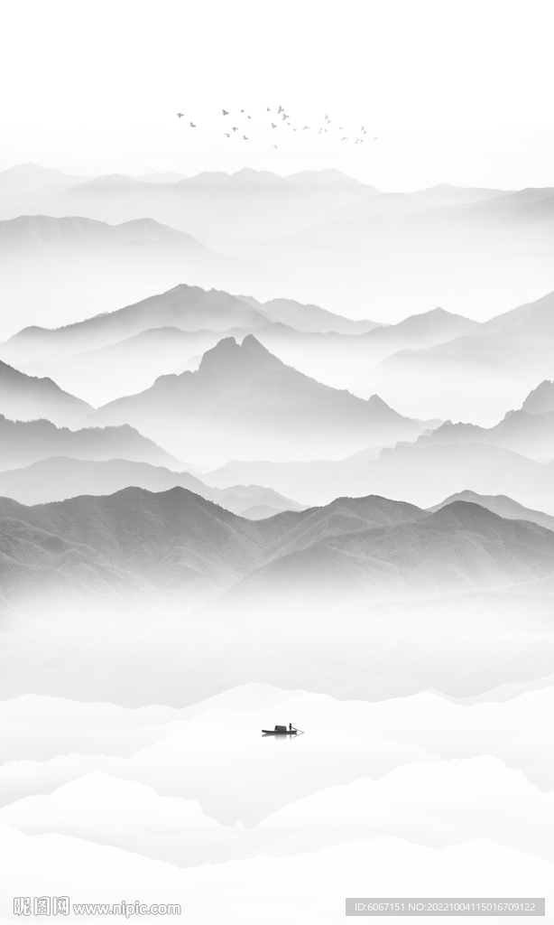 意境山水画