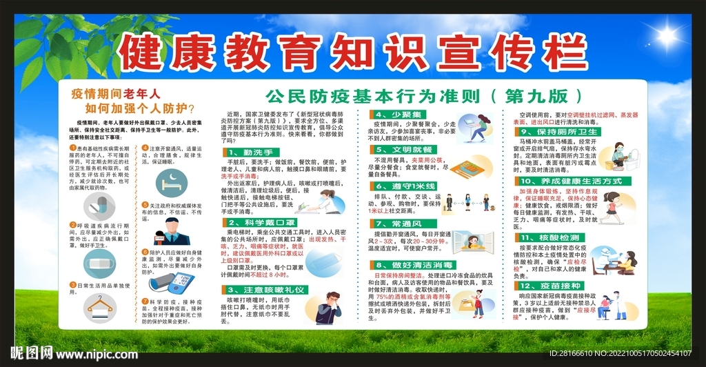 健康教育宣传栏