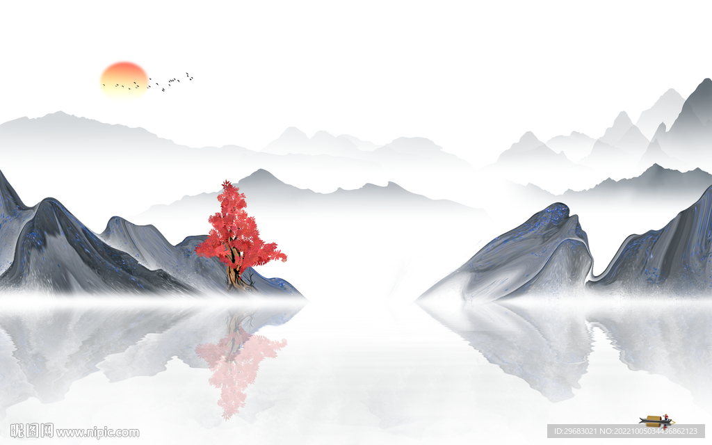 人气高清山水新画 tIf分层