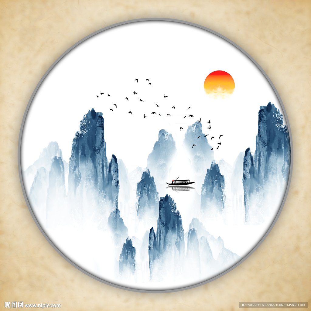 山水装饰画