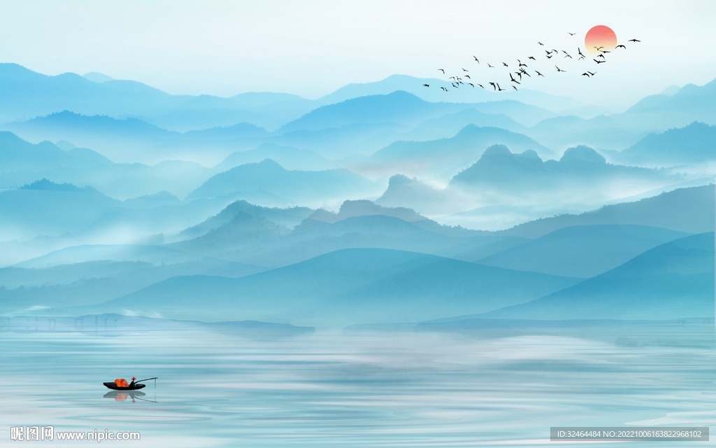 高端意境山水