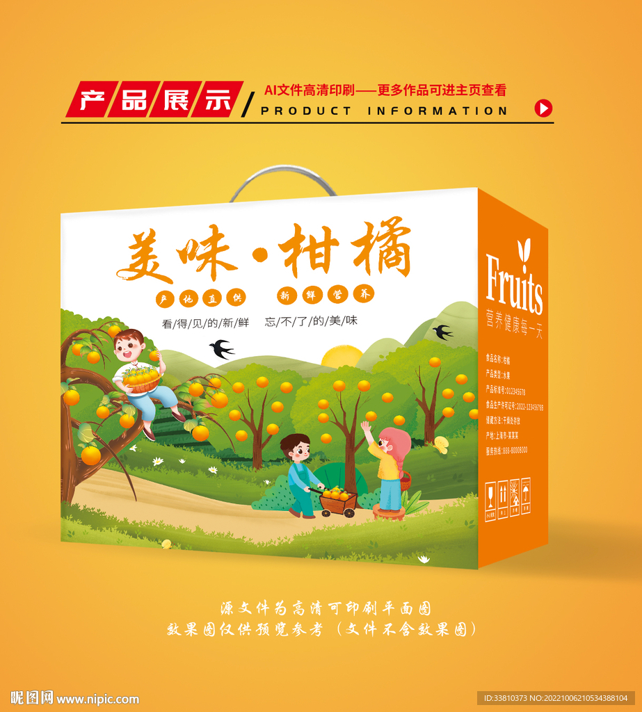 橘子包装 柑橘礼盒