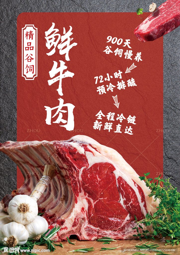 牛肉海报