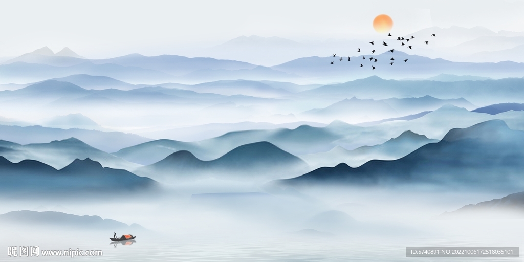 高端意境山水