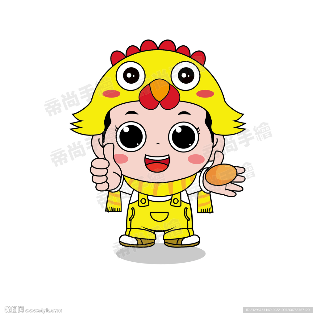卡通鸡