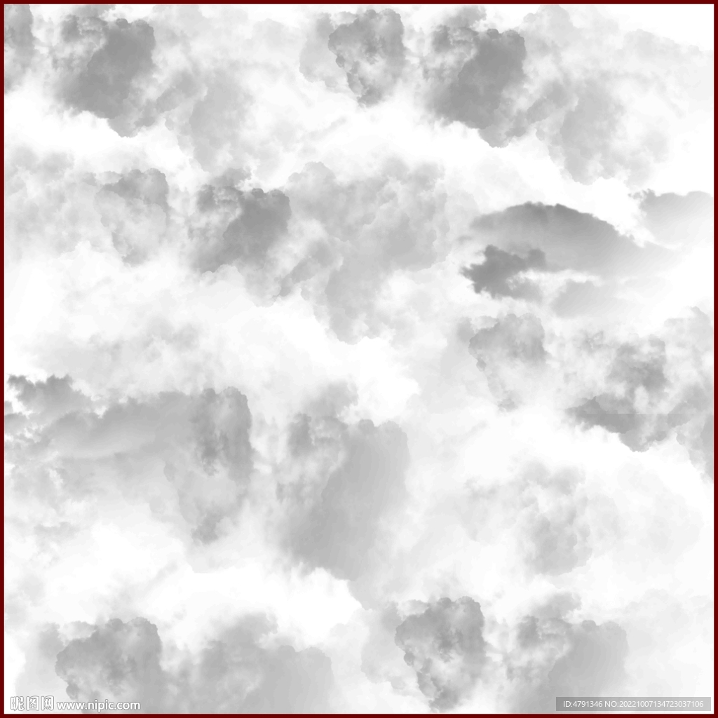 抽象水墨画云彩