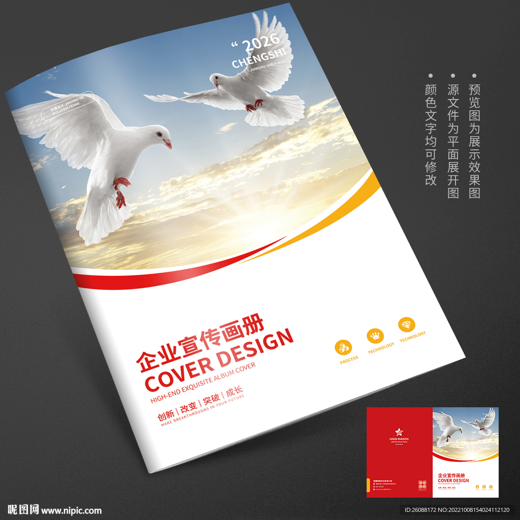和平之歌企业文化鸽子封面