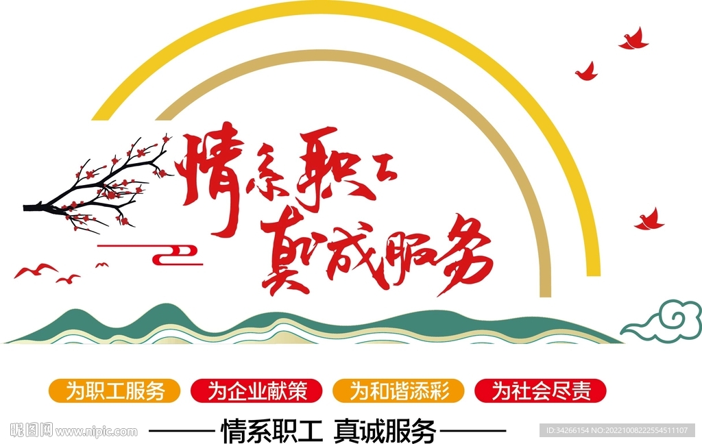 职工之家文化墙