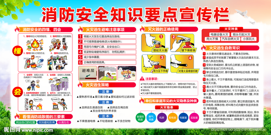 消防宣传栏