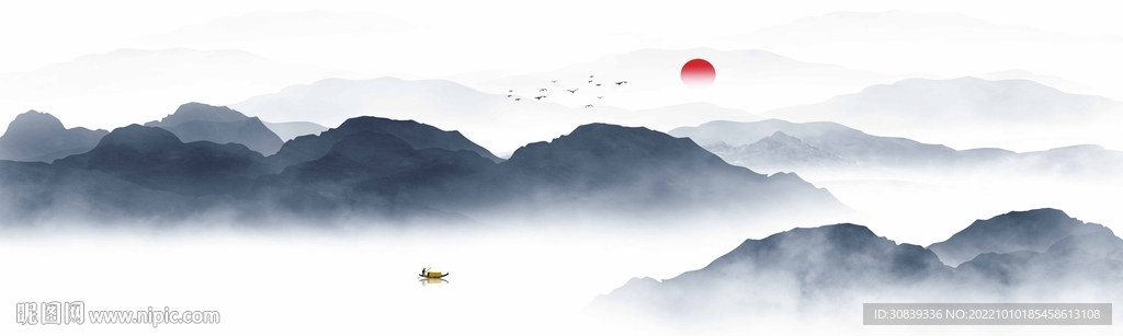 意境山水画