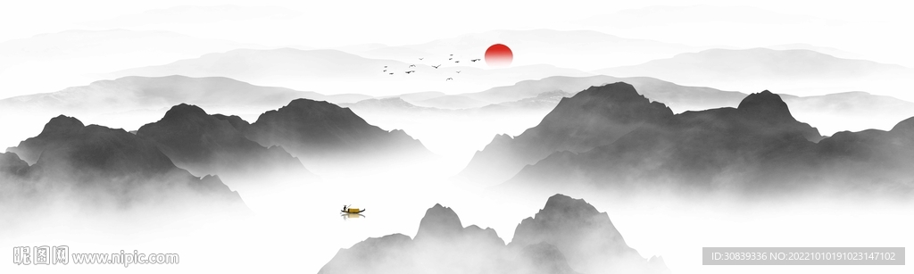 新中式山水