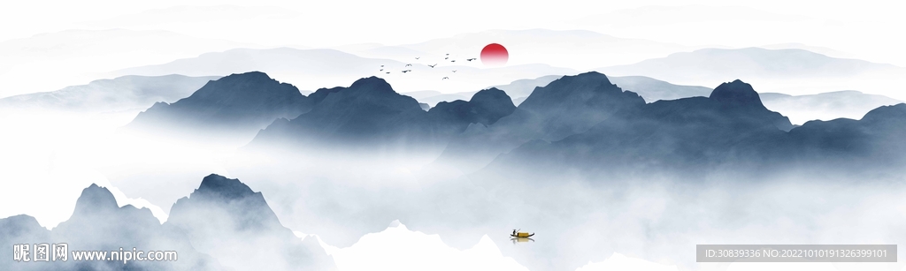 新中式山水