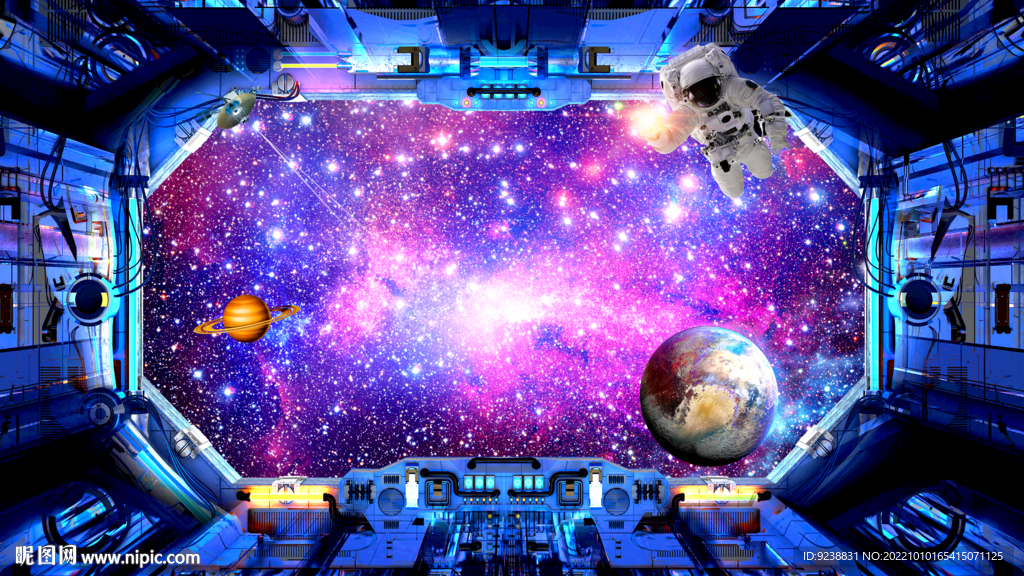 星空电视背景墙
