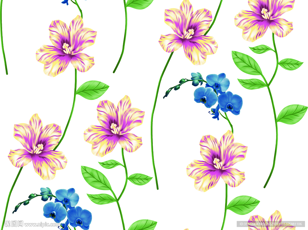 手绘花朵