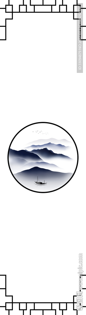 高清分层透明底平开门打印图
