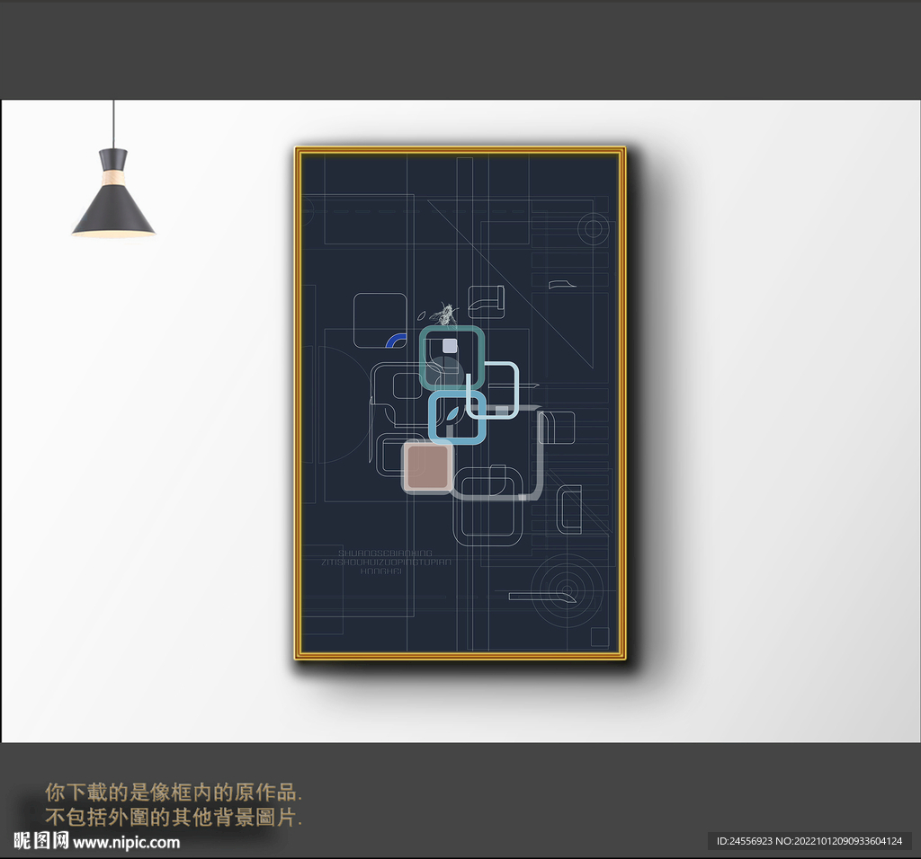 罗马古典色块抽象画