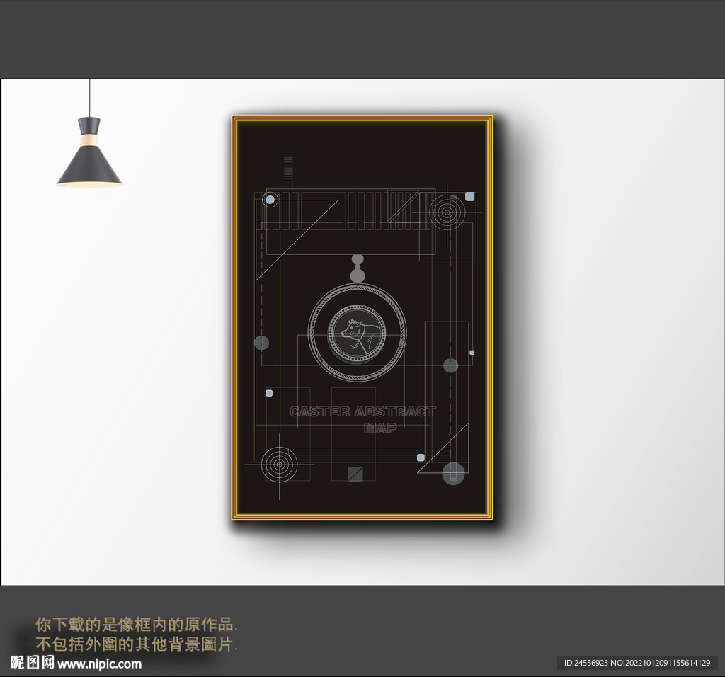 罗马古典色块抽象画