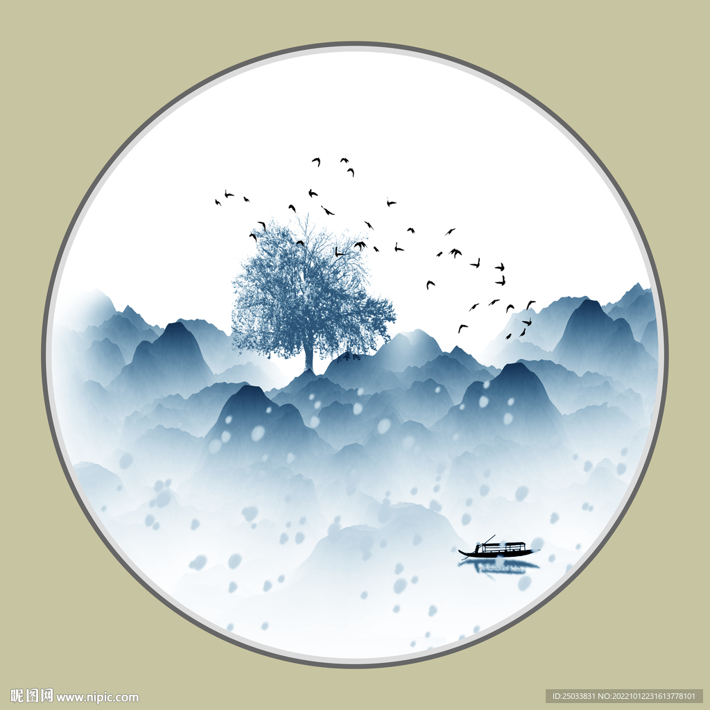 水墨装饰画 
