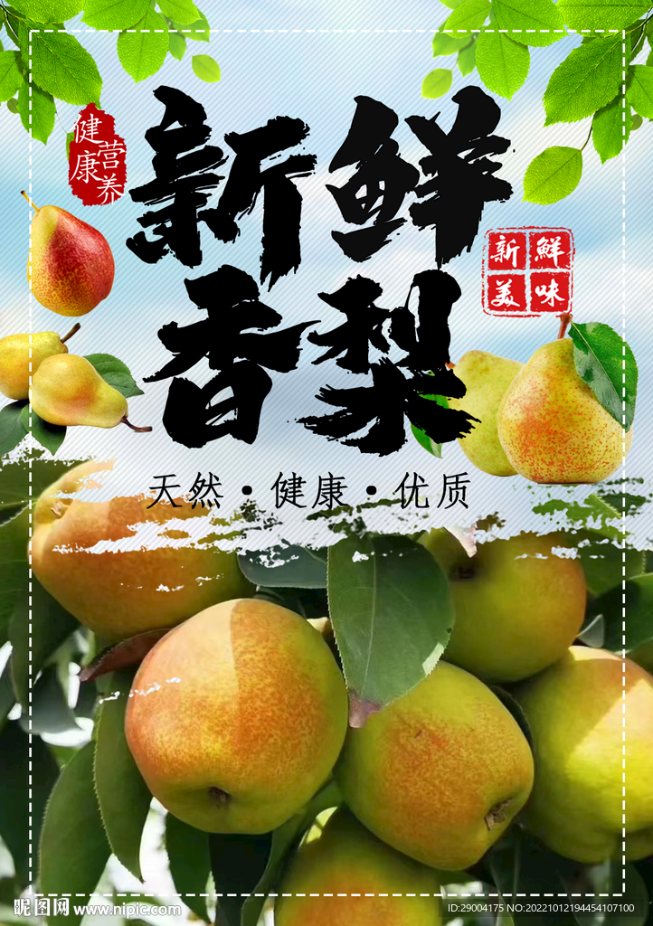 新鲜香梨