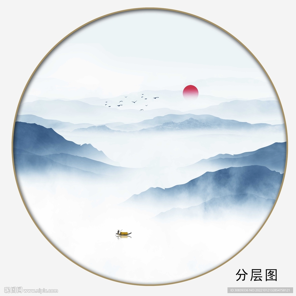 意境山水画