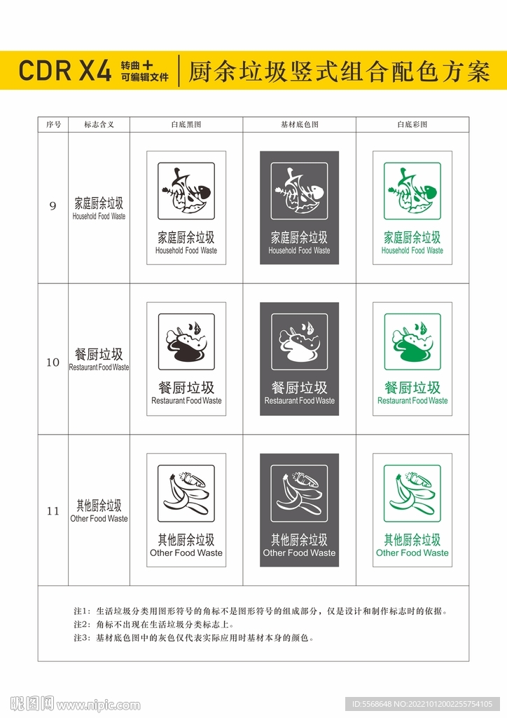 垃圾分类矢量图形