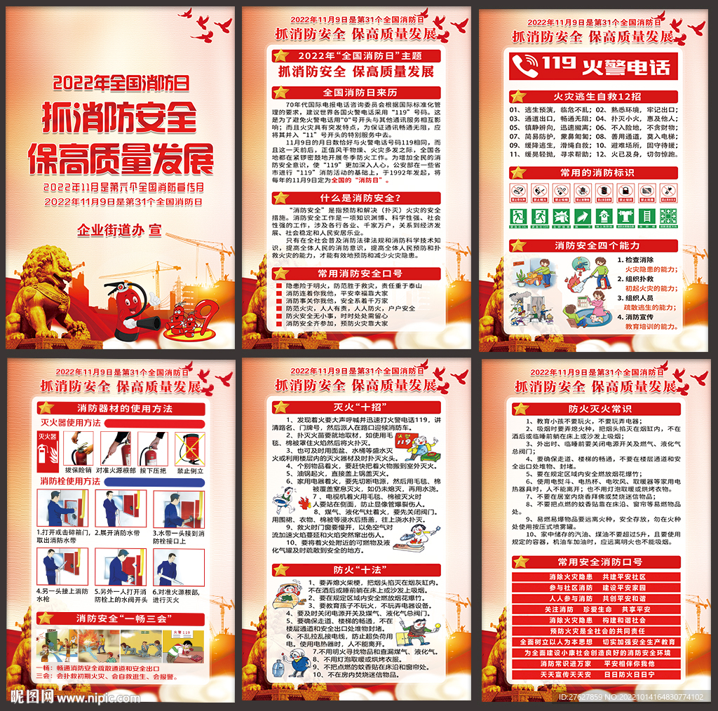 消防安全知识挂图