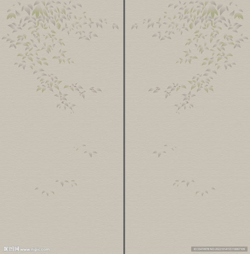 移门图案装饰画