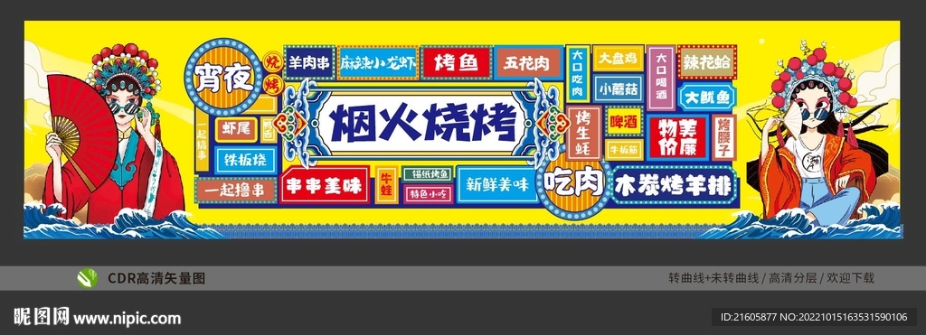 国潮门头
