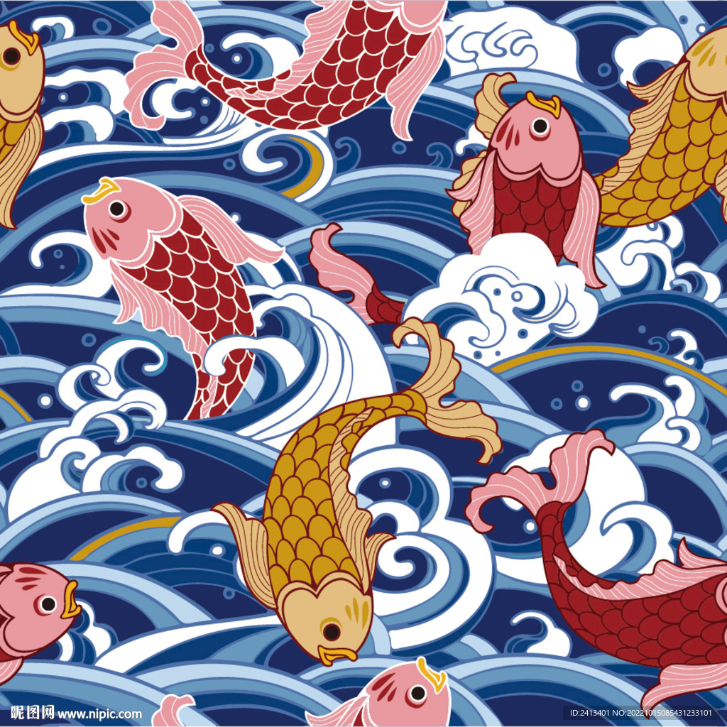 鲤鱼闹海