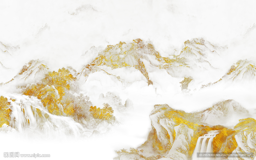 大气金色爵士白 TIF合层 