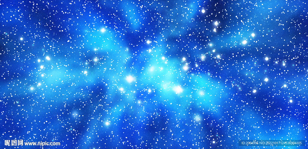 蓝色星空背景